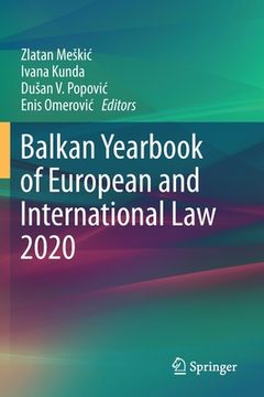 portada Balkan Yearbook of European and International Law 2020 (en Inglés)