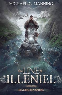 portada The Line of Illeniel (Mageborn) (en Inglés)