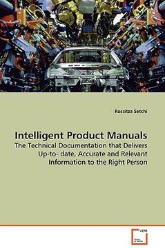 portada intelligent product manuals (in English)