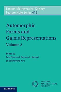 portada Automorphic Forms and Galois Representations: 2 (London Mathematical Society Lecture Note Series, Series Number 415) 