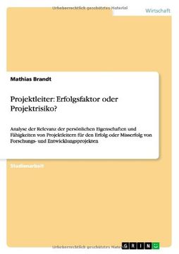 portada Projektleiter: Erfolgsfaktor oder Projektrisiko? (German Edition)