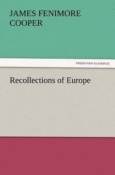 portada recollections of europe (en Inglés)