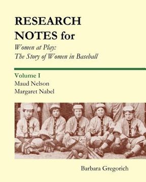 portada research notes for women at play: the story of women in baseball