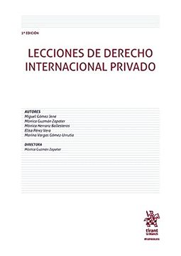 portada Lecciones de Derecho Internacional Privado 2ª Edición (Manuales de Derecho Administrativo, Financiero e Internacional Público)