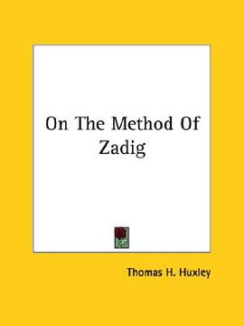 portada on the method of zadig