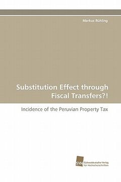 portada substitution effect through fiscal transfers?! (in English)