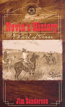 portada nevin's history: a novel of texas (en Inglés)