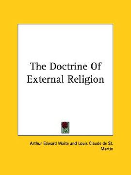 portada the doctrine of external religion (en Inglés)