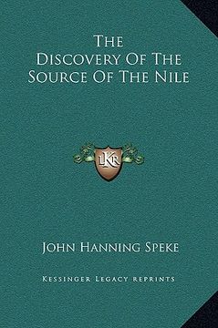 portada the discovery of the source of the nile (in English)