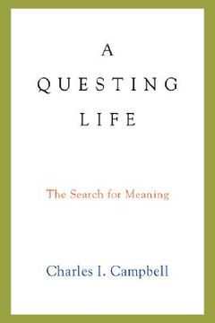 portada a questing life: the search for meaning (en Inglés)