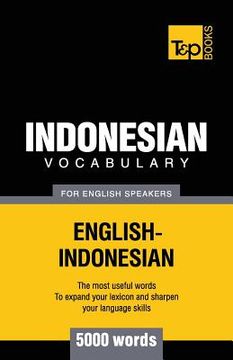 portada Indonesian vocabulary for English speakers - 5000 words (in English)