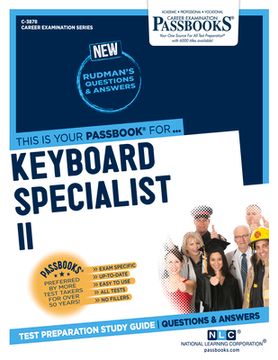 portada Keyboard Specialist II (C-3878): Passbooks Study Guide Volume 3878 (en Inglés)