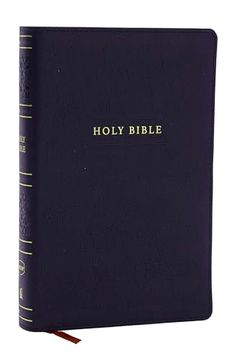 portada Nkjv Personal Size Large Print Bible With 43,000 Cross References, Black Leathersoft, red Letter, Comfort Print (in English)
