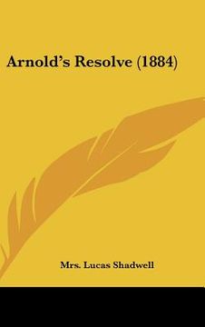 portada arnold's resolve (1884)