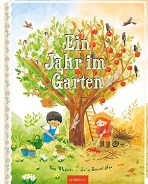 portada Ein Jahr im Garten: Bilderbuch mit Poetischen Reimen und Ideen für den Garten für Kinder ab 4 Jahren (en Alemán)