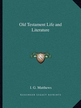 portada old testament life and literature