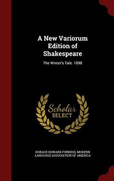 portada A New Variorum Edition of Shakespeare: The Winter's Tale. 1898