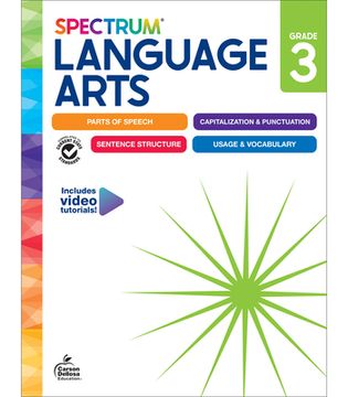 portada Spectrum Language Arts Workbook, Grade 3 (en Inglés)