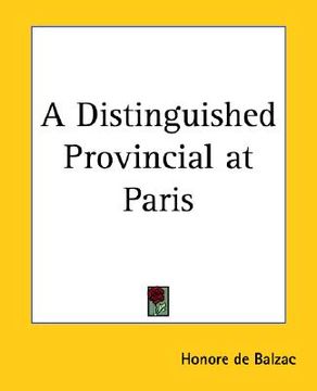 portada a distinguished provincial at paris (en Inglés)