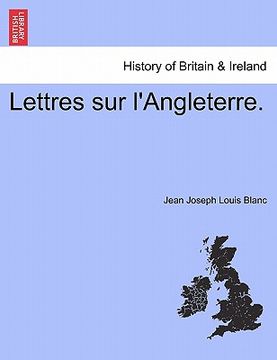 portada Lettres sur l'Angleterre. (in French)