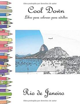 portada Cool Down - Libro Para Colorear Para Adultos: Rio de Janeiro