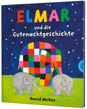 portada Elmar: Elmar und die Gutenachtgeschichte: Ein Lustiges Bilderbuch zum Einschlafen (en Alemán)