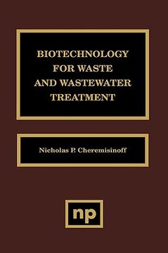 portada biotechnology for waste and wastewater treatment (en Inglés)