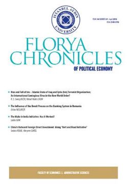 portada Florya Chronicles of Political Economy (en Inglés)