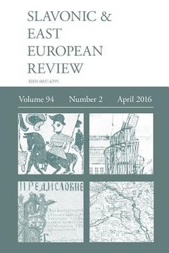 portada Slavonic & East European Review (94: 2) April 2016 (in English)