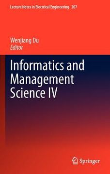 portada informatics and management science iv (en Inglés)