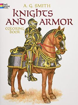 portada Knights and Armor Coloring Book (en Inglés)
