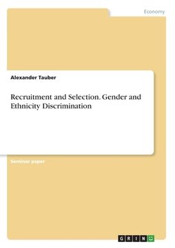 portada Recruitment and Selection. Gender and Ethnicity Discrimination