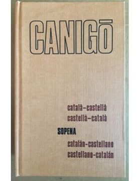 portada Canigo Diccionario Catalan-Castellano y Castellano-Catalan
