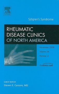 portada Sjogren's Syndrome, an Issue of Rheumatic Disease Clinics (The Clinics: Internal Medicine) (en Inglés)