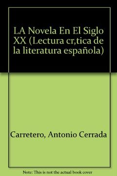 portada La Novela En El Siglo Xx (in English)