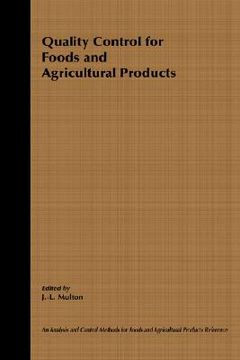 portada analysis and control methods for food and agricultural products, quality control for food and agricultural products (en Inglés)