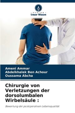 portada Chirurgie von Verletzungen der dorsolumbalen Wirbelsäule (in German)