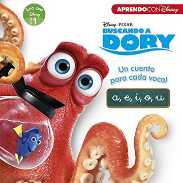 portada Buscando a Dory. Un cuento para cada vocal a, e, i, o, u (Leo con Disney Nivel 1) (in Spanish)