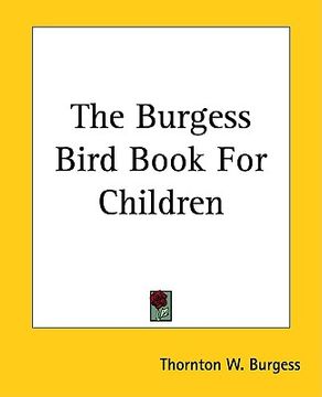 portada the burgess bird book for children (en Inglés)