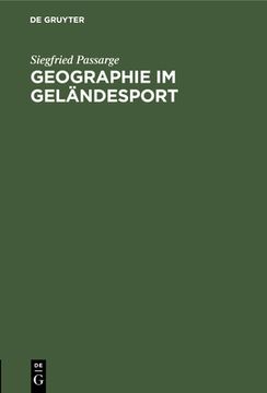 portada Geographie im Gelã Â¤Ndesport (German Edition) [Hardcover ] (en Alemán)