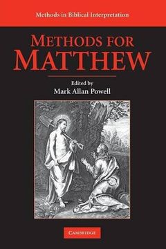 portada Methods for Matthew Paperback (Methods in Biblical Interpretation) (in English)