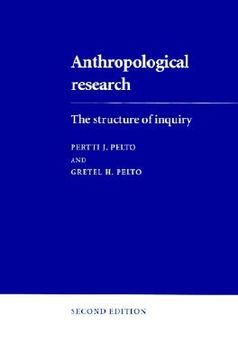portada Anthropological Research: The Structure of Inquiry 