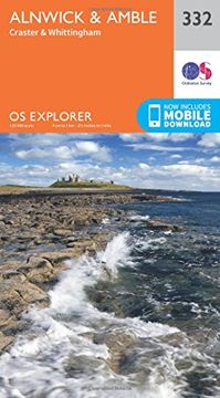 portada Alnwick and Amble, Craster and Whittingham (OS Explorer Active Map)