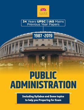 portada IAS Mains Ppublic Administration Previous Year Papers (en Inglés)