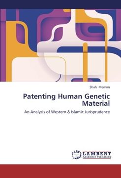 portada patenting human genetic material (en Inglés)