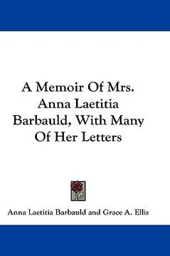 portada a memoir of mrs. anna laetitia barbauld, with many of her letters