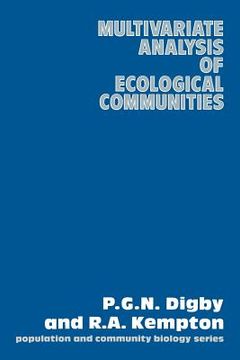portada Multivariate Analysis of Ecological Communities (en Inglés)