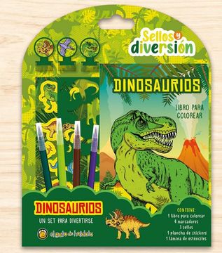 portada Dinosaurios – Sellos y diversión