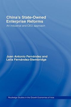 portada china's state-owned enterprise reforms: an industrial and ceo approach (in English)