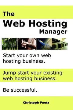 portada the web hosting manager (en Inglés)
